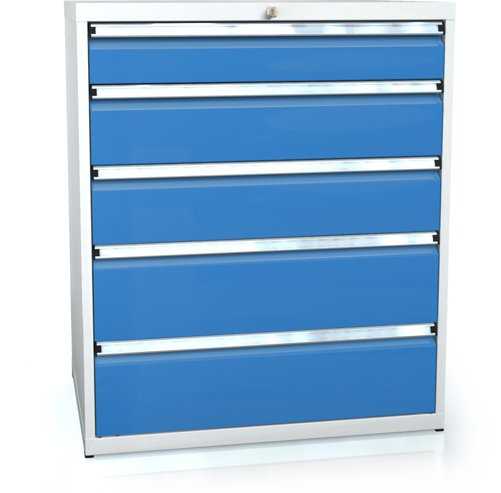 Drawer cabinet 1018 x 860 x 600 - 5x drawers